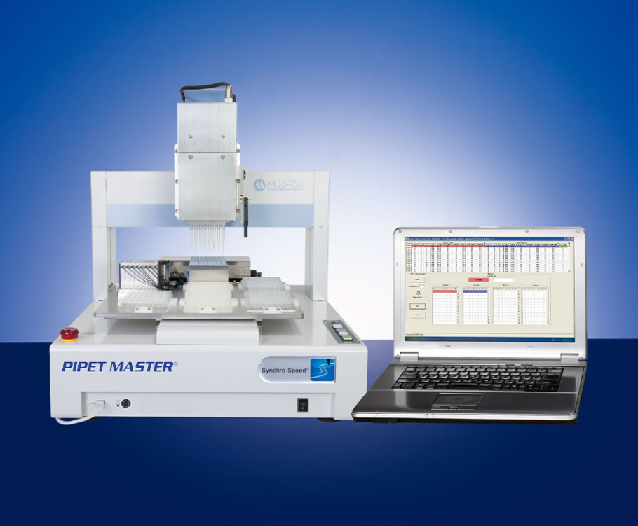 完全的ＰＣ控制小型分注系统PIPET MASTER
