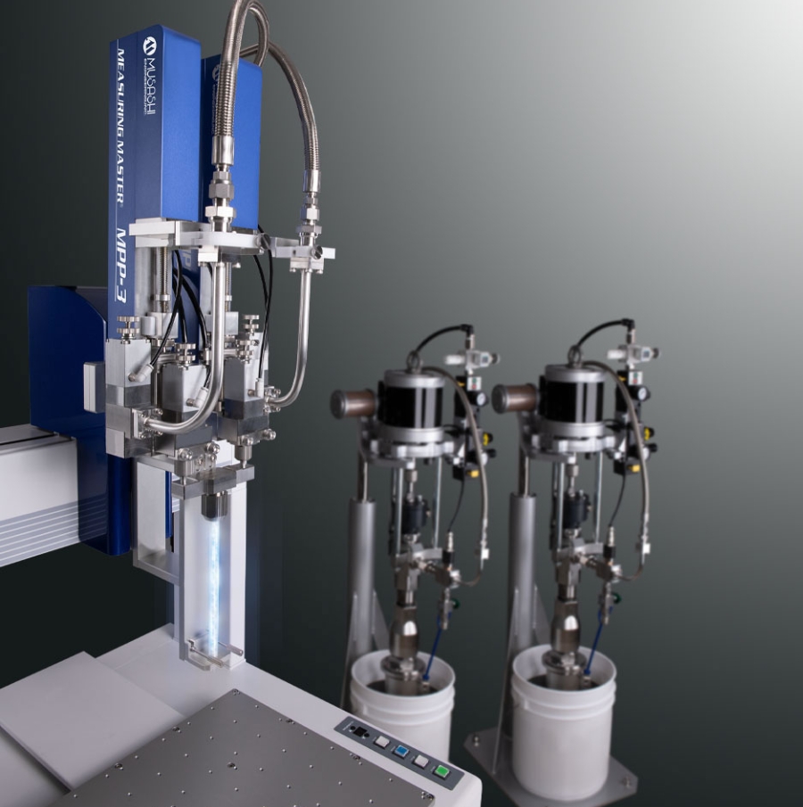 支持液罐的2液散热素材涂布系统化机器MPP-3-GF-MINI